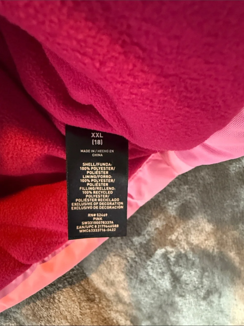 Swiss Tech Girls Pink Colorblock Hooded Raincoat with Zip Pockets